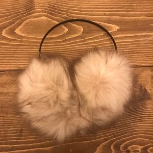 Faux fur ear muffs